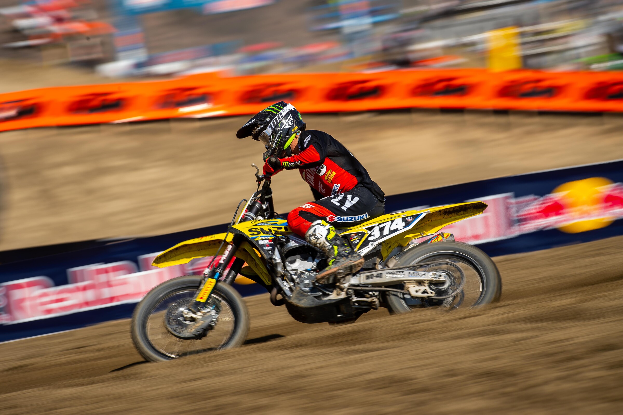 Dilan sure used the The Schwartz during his Pro Motocross rides this season.