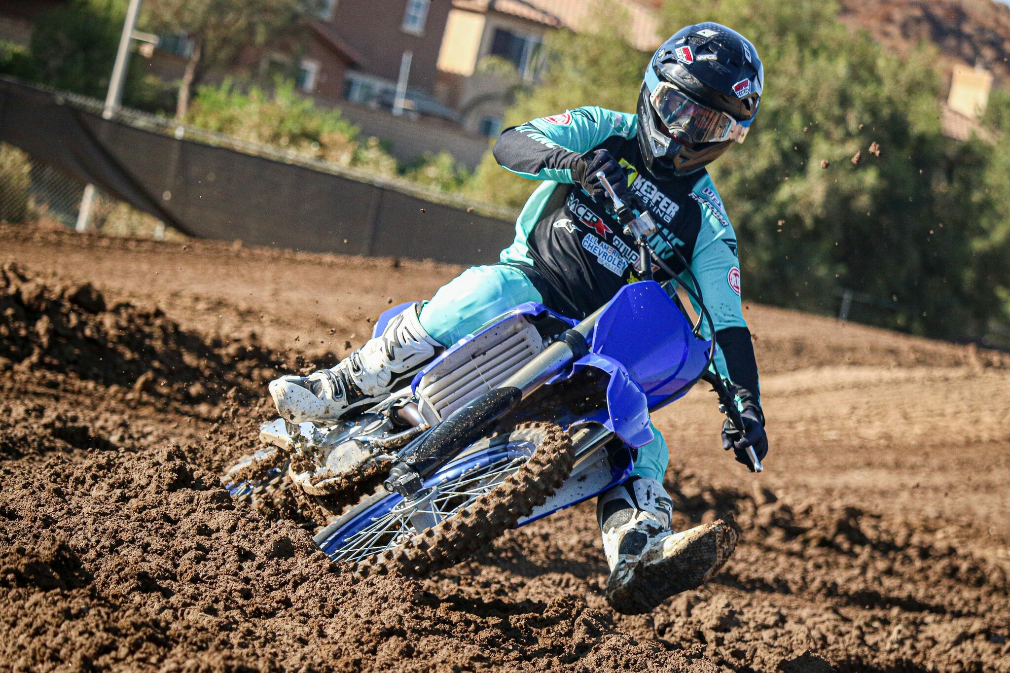 Kris Keefer testing the 2021 Yamaha YZ250F