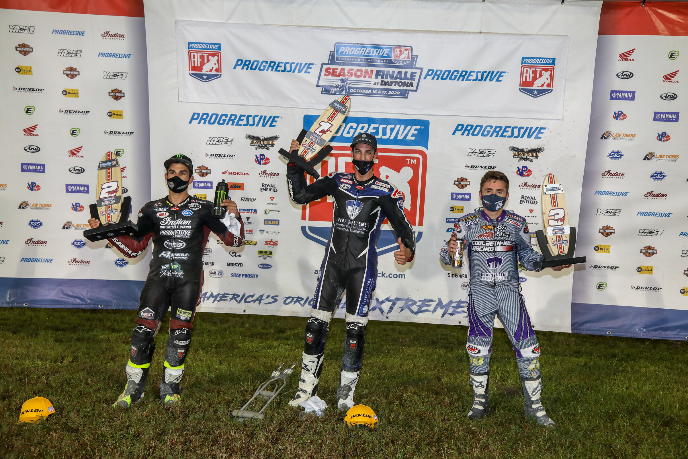 Brandon Robinson claimed wins at the final two AFT SuperTwins races of 2020.