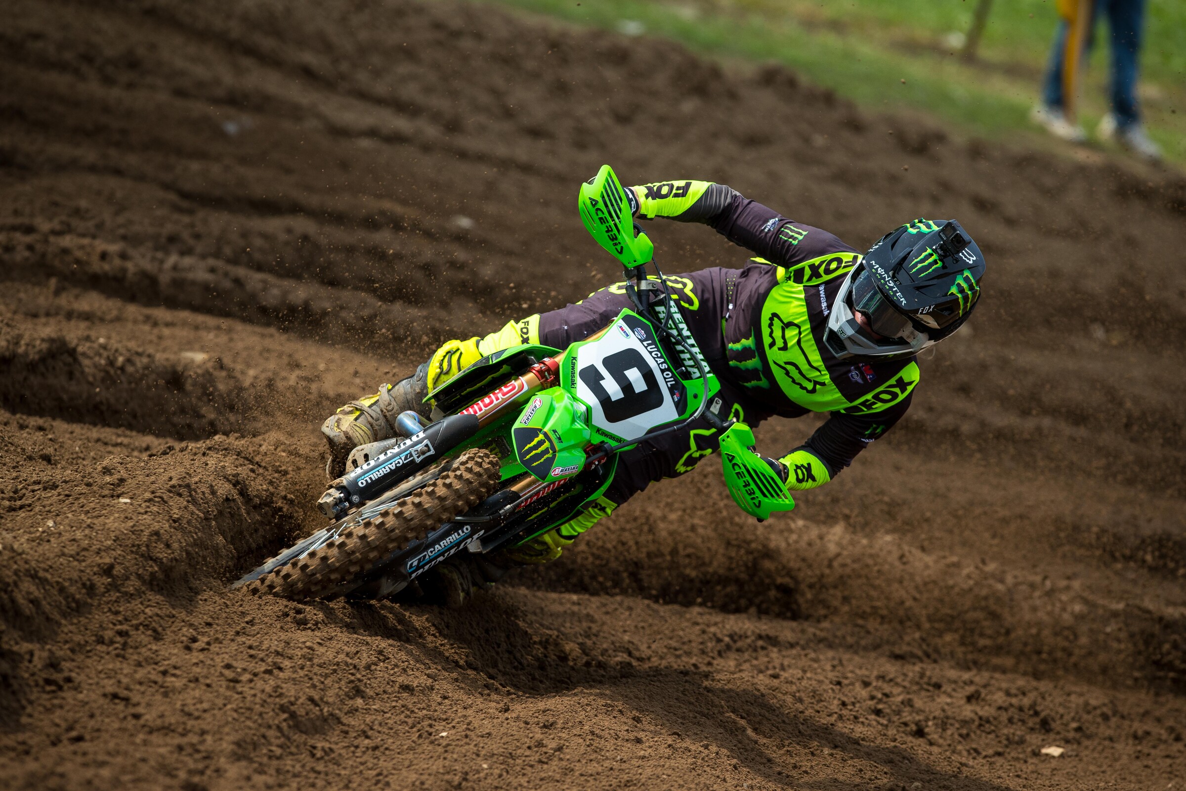 Adam Cianciarulo led the most laps in the 450 Class in his rookie year in the premier class. He led at least one lap in 12 different motos. AC also had the most holeshots (seven) in the 450 Class this season.