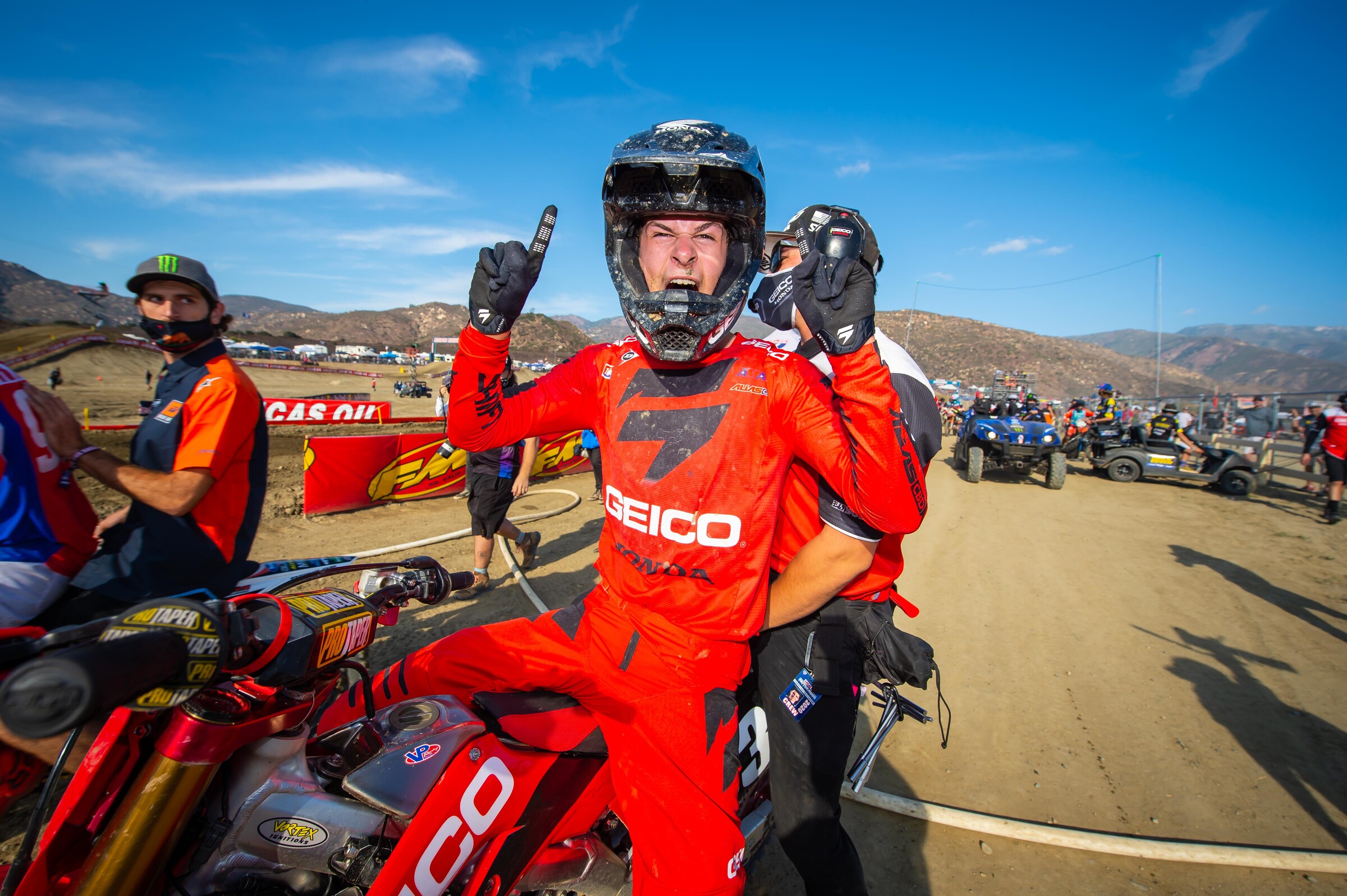 Jett Lawrence earned the most points in 2020 from a rider without a career number.