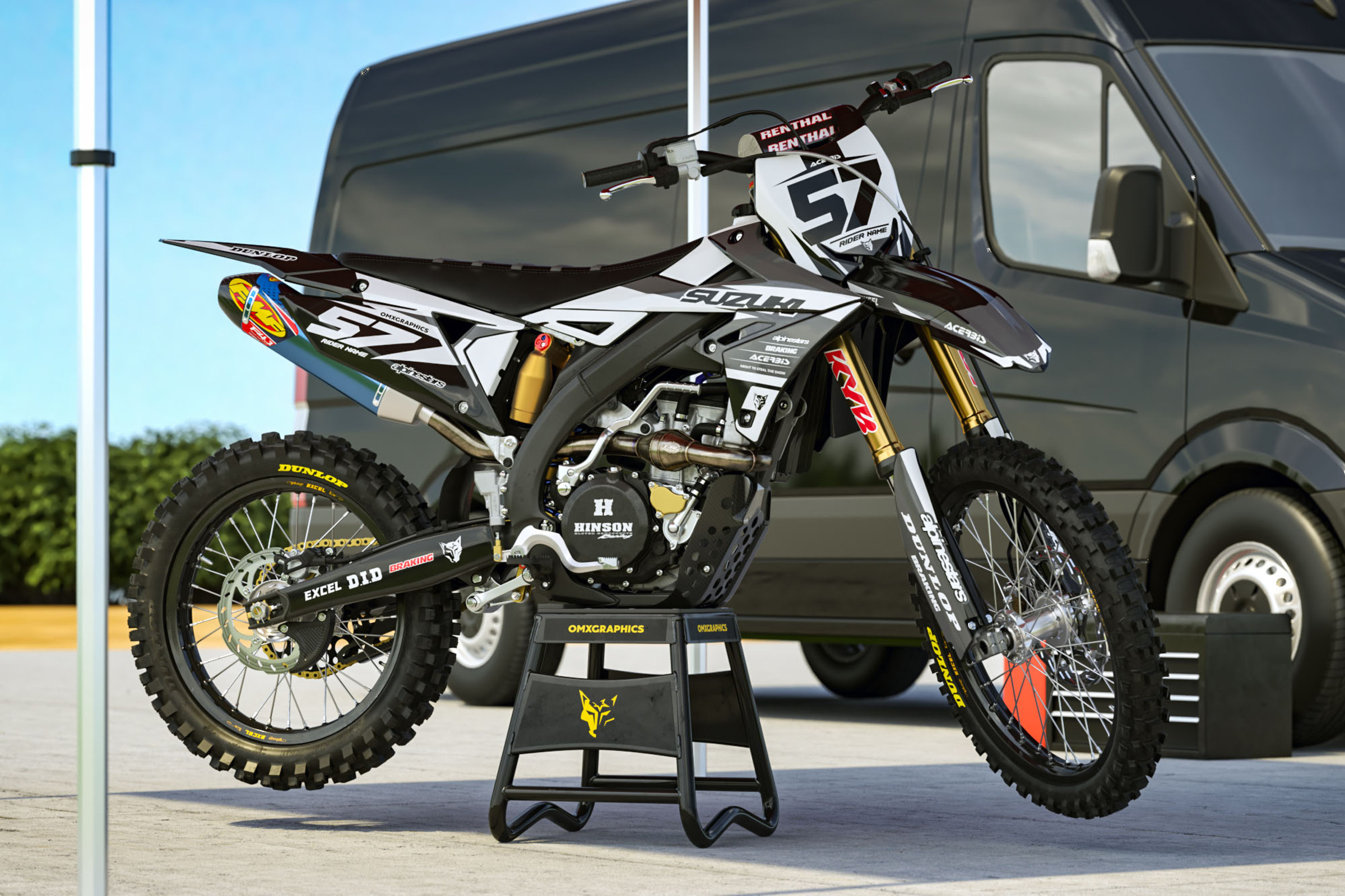 Reimagine Your Bike Graphics with OMX Graphics - Racer X