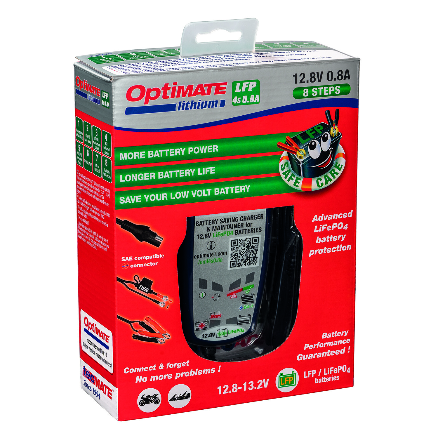 OptiMate Lithium 4s 0.8A battery charger