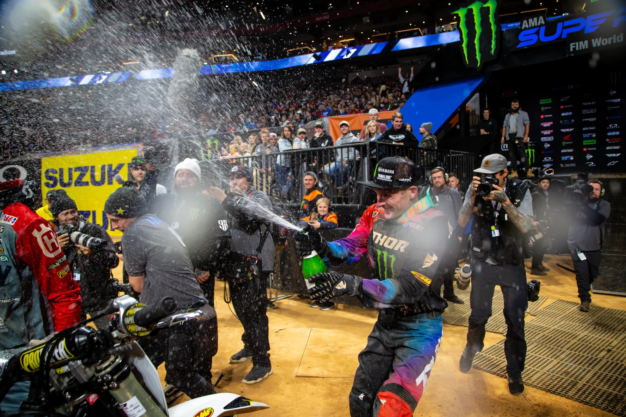 McElrath at the 2020 Atlanta Supercross.