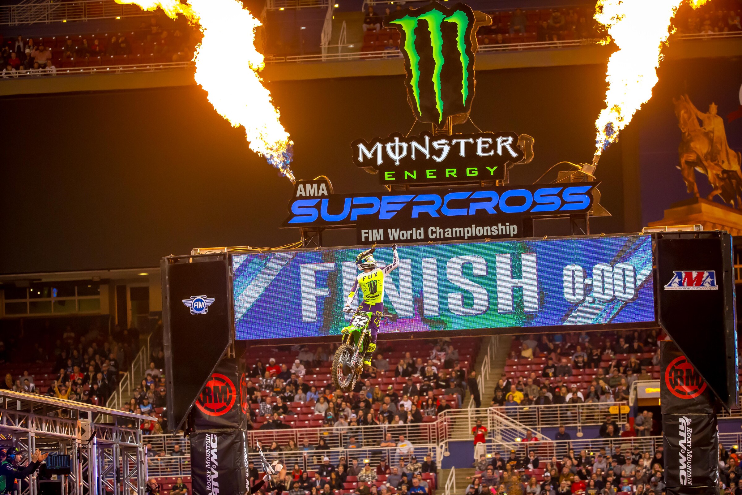 Austin Forkner remains as a true Team Green developed rider throughout.