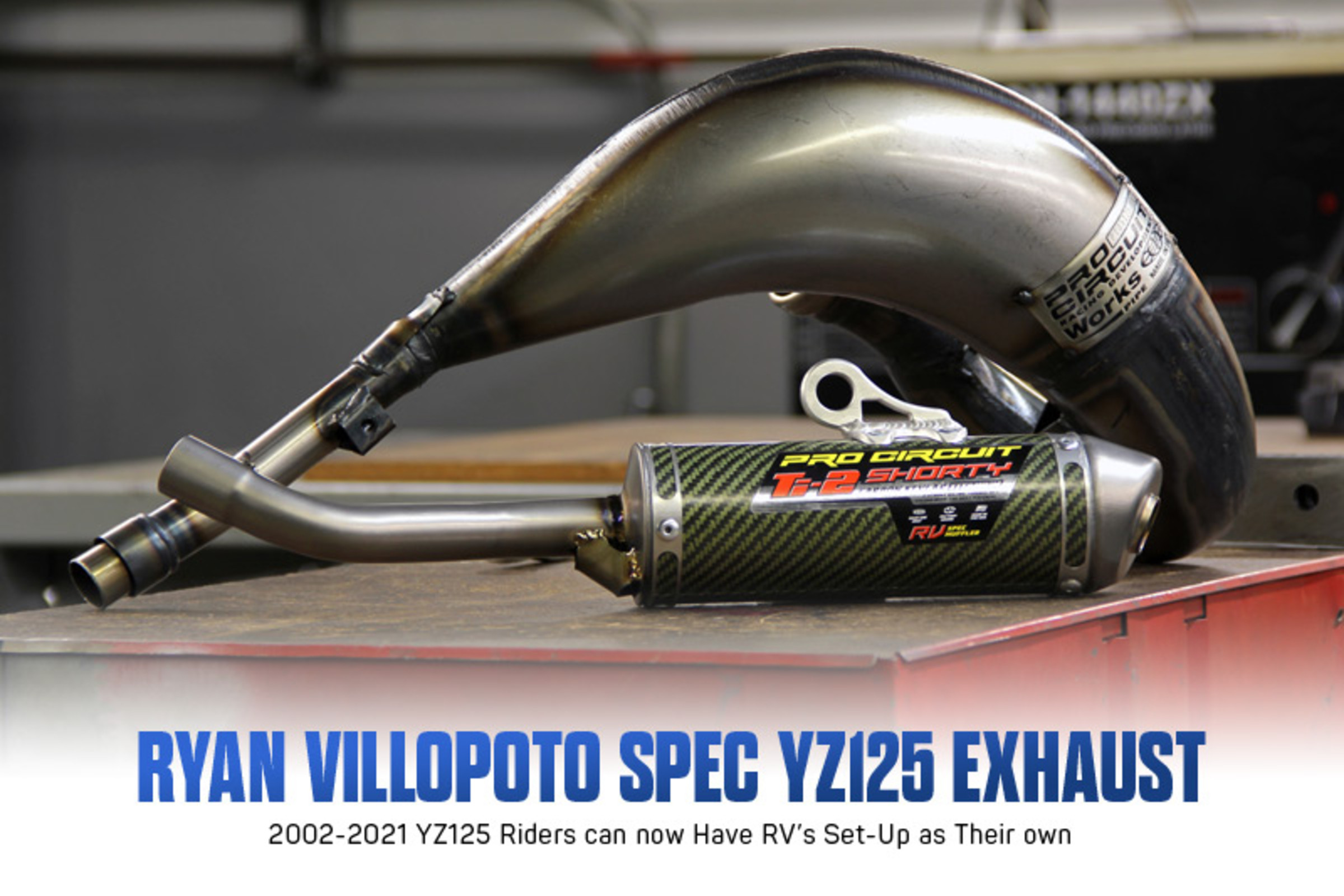 Pro Circuit Releases Ryan Villopoto YZ125 Spec Pipe and Silencer Racer X