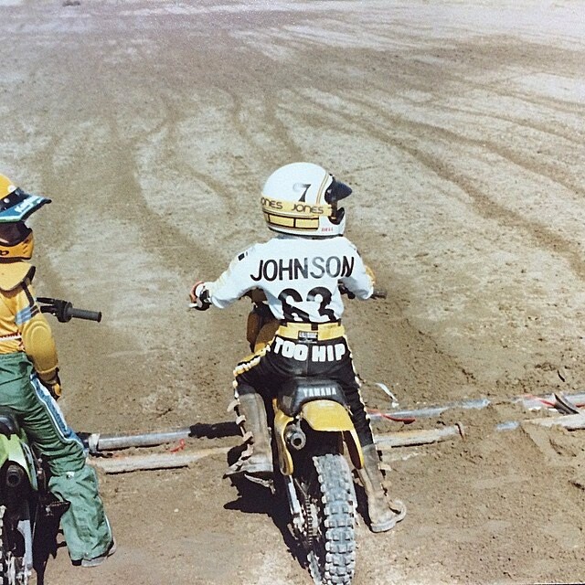 Jimmie Johnson--with the nickname of his hero on his butt patch.