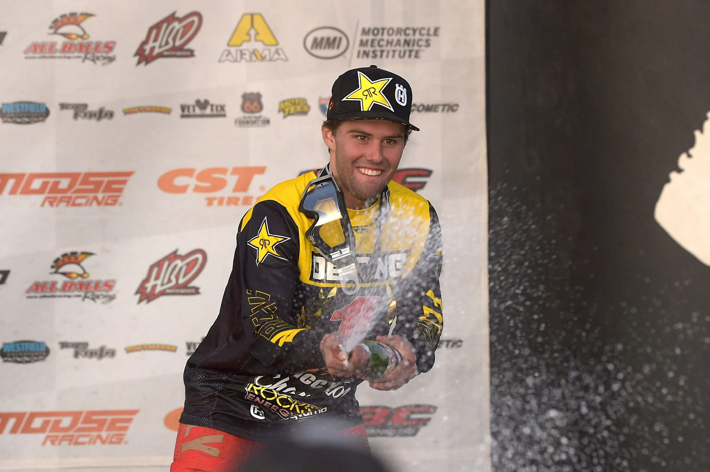Champagne showers.