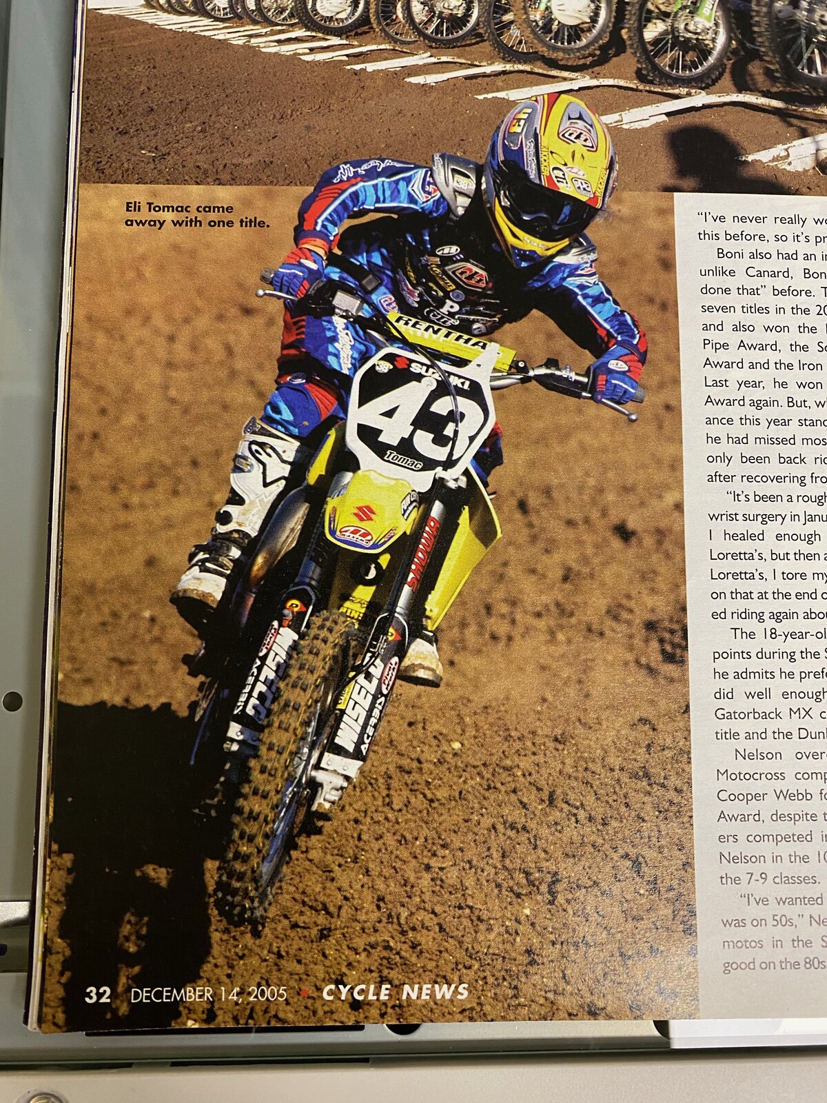 Eli Tomac at the 2005 Mini O's.