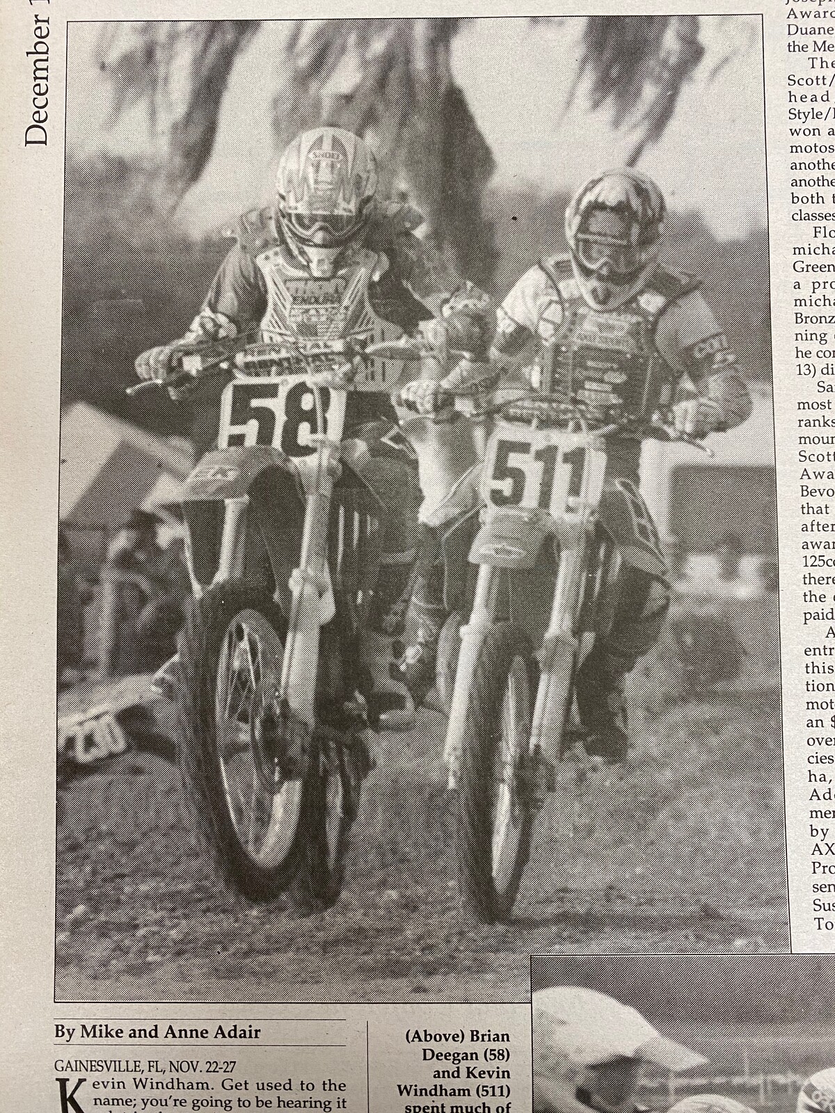 Brian Deegan and Kevin Windham at the 1993 Mini O's.