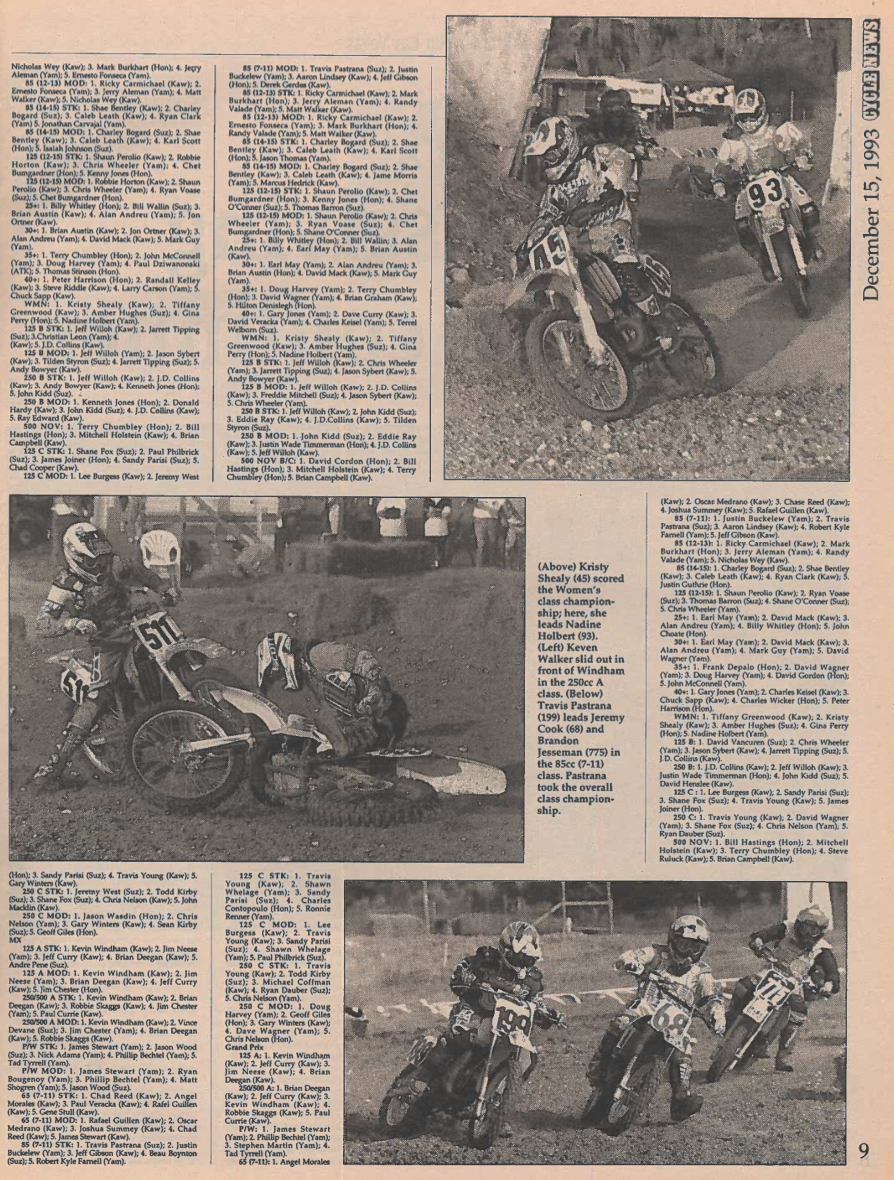 More coverage from the 1993 Mini O's.