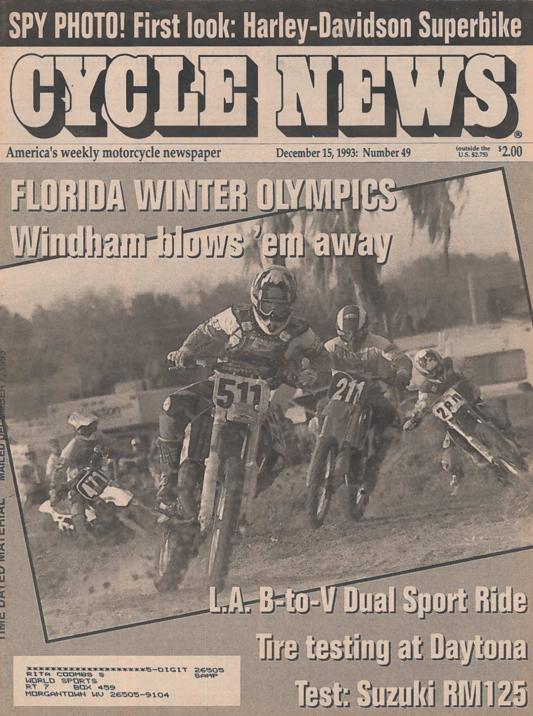 Windham at the 1993 Mini O's.