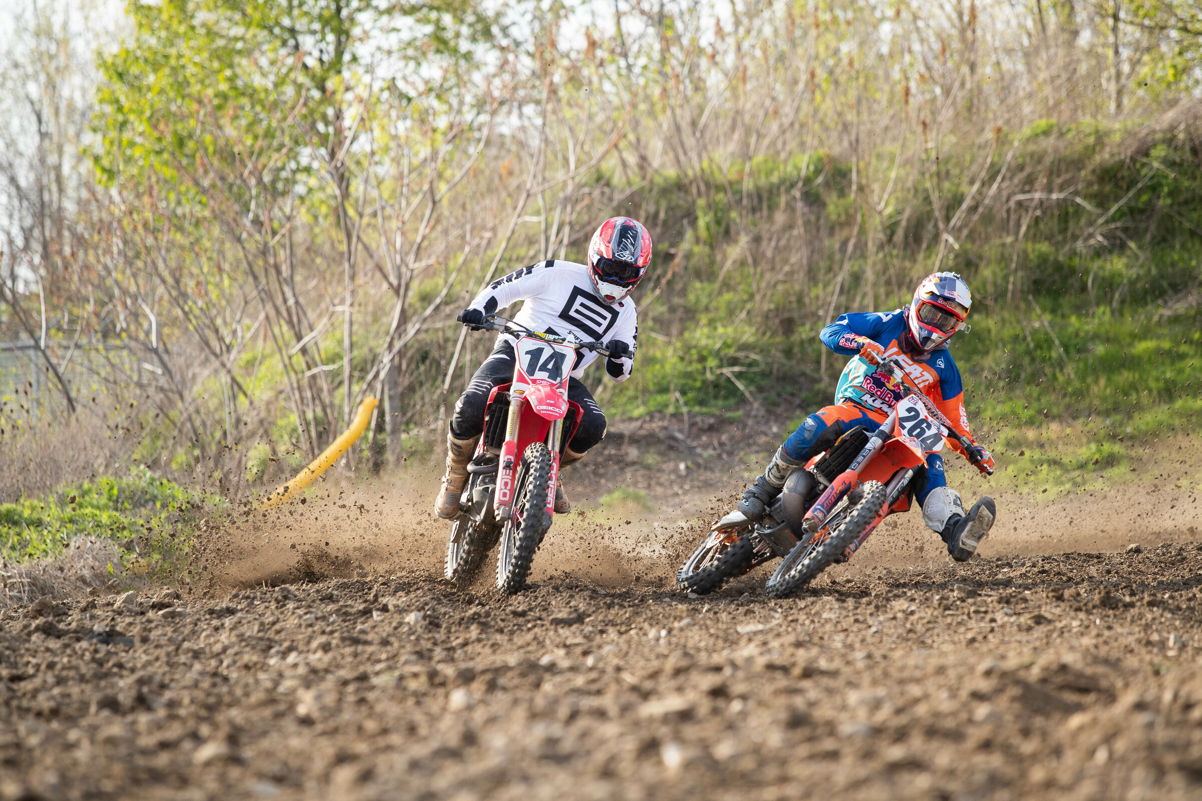 Kevin Windham and Ryan Sipes at the Moto Fite Klub event in May.