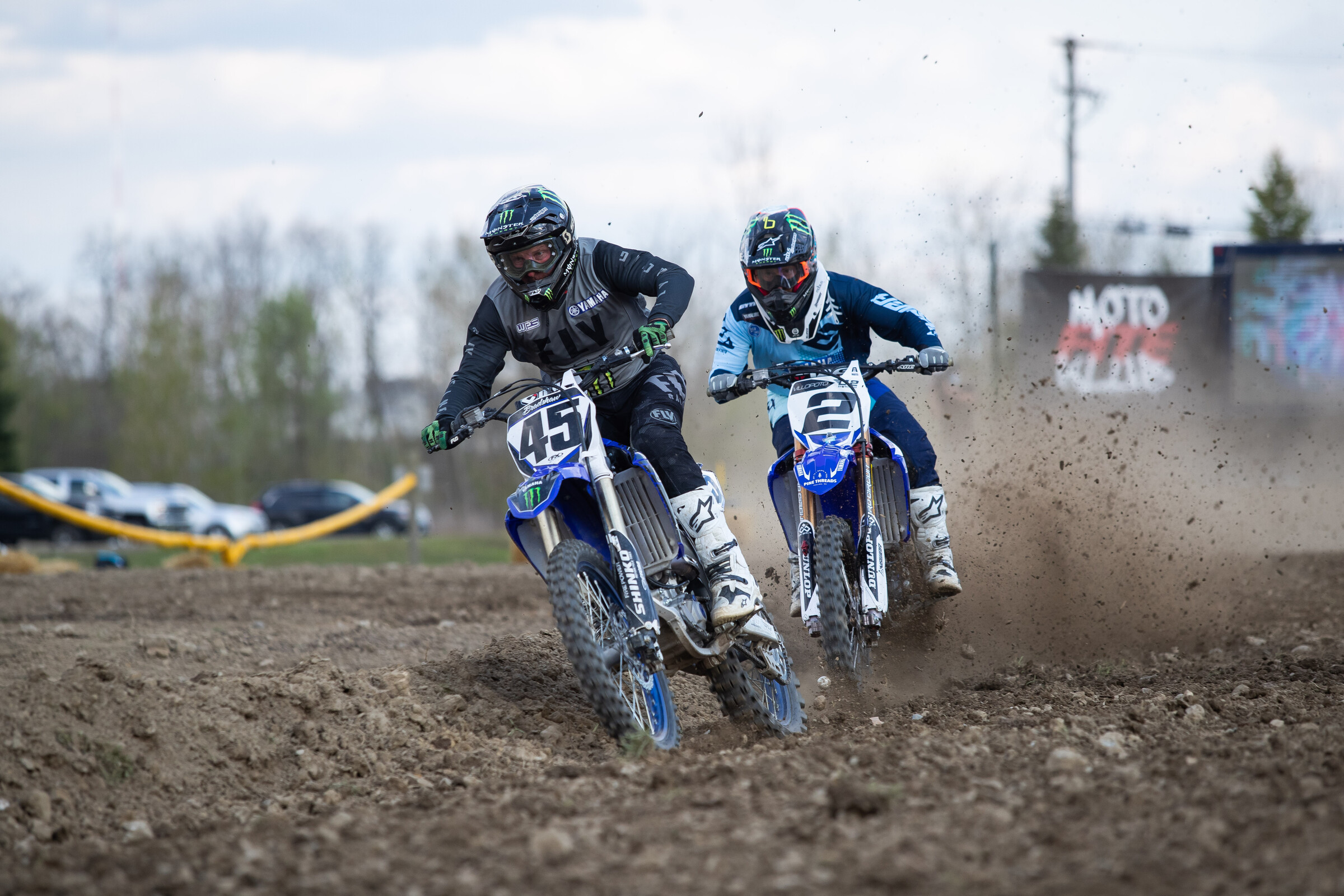 Damon Bradshaw and RV at the Moto Fite Klub event in May.