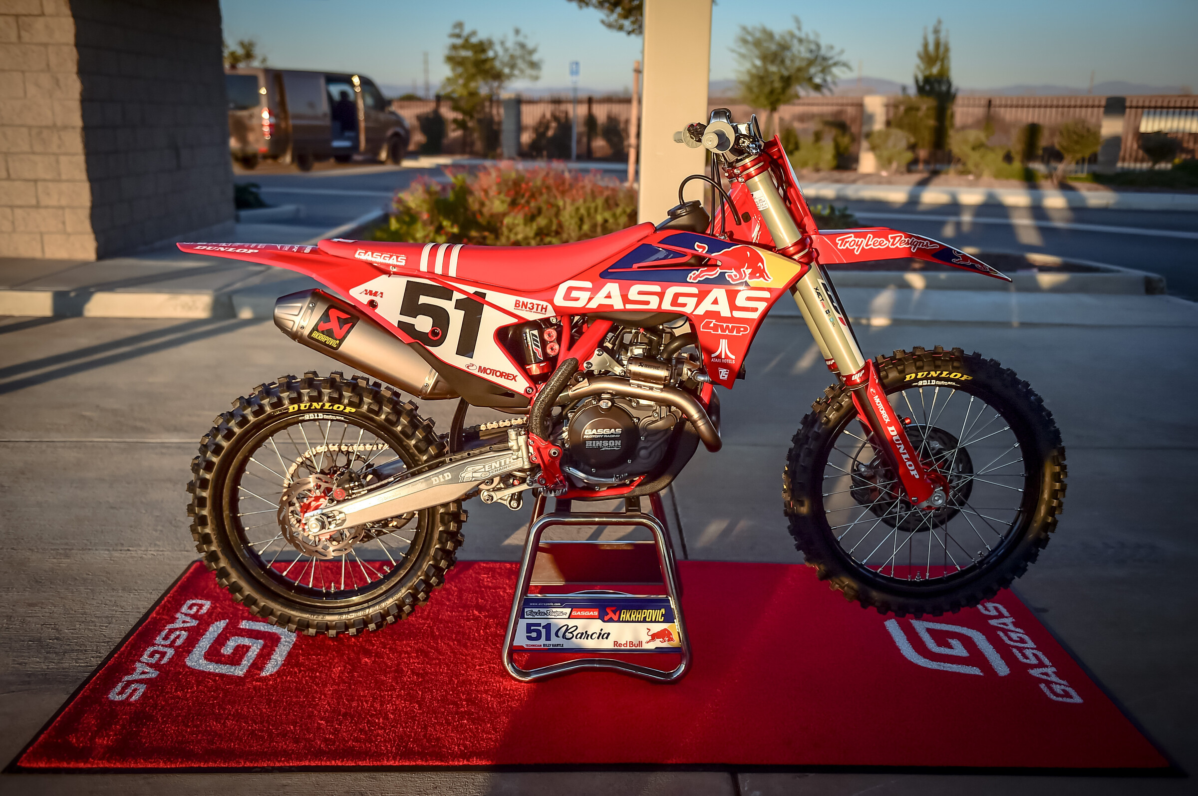 Justin Barcia's 2021 GasGas MC 450F