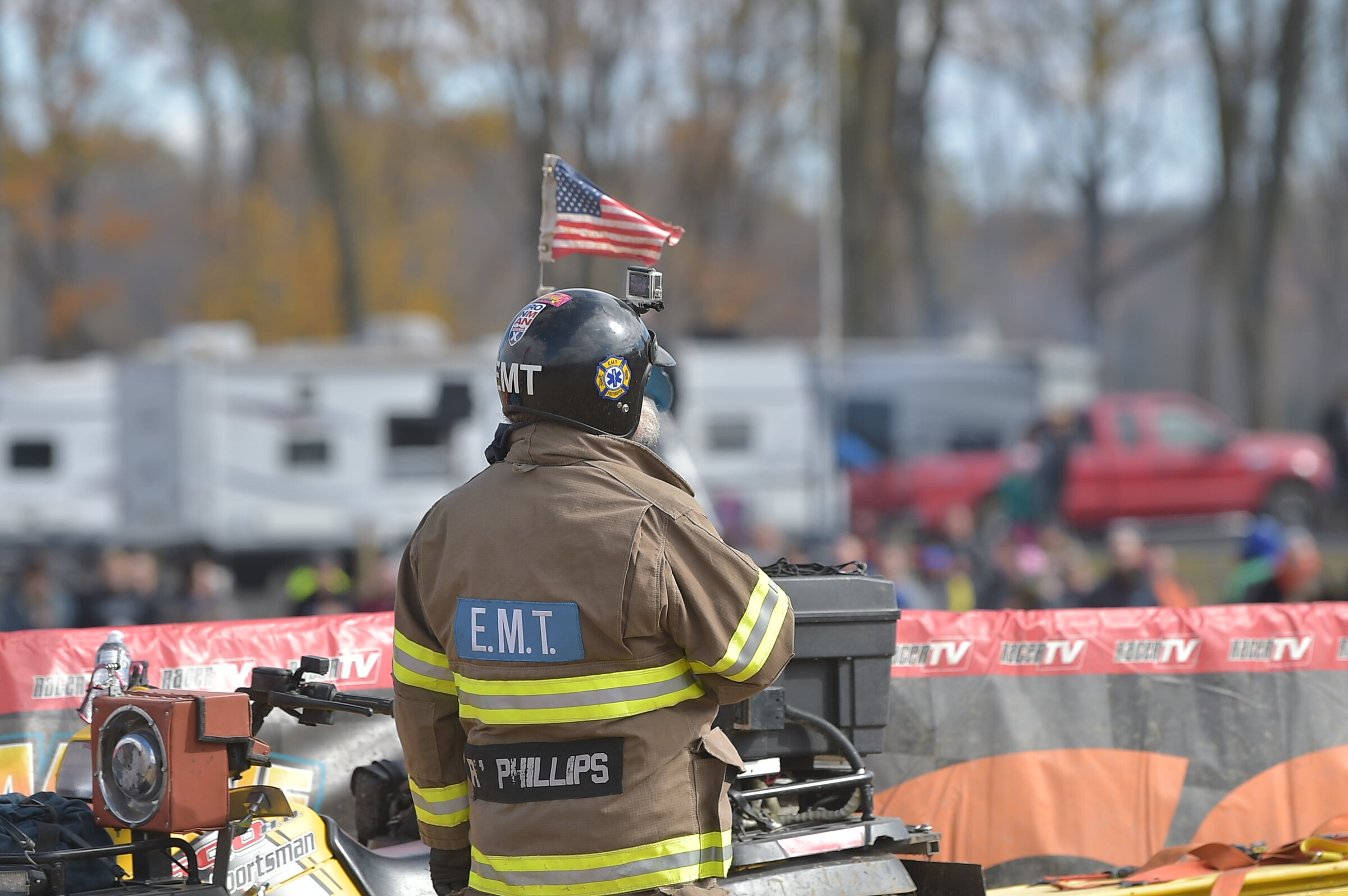 Randy Phillips with that epic EMT mustache. 