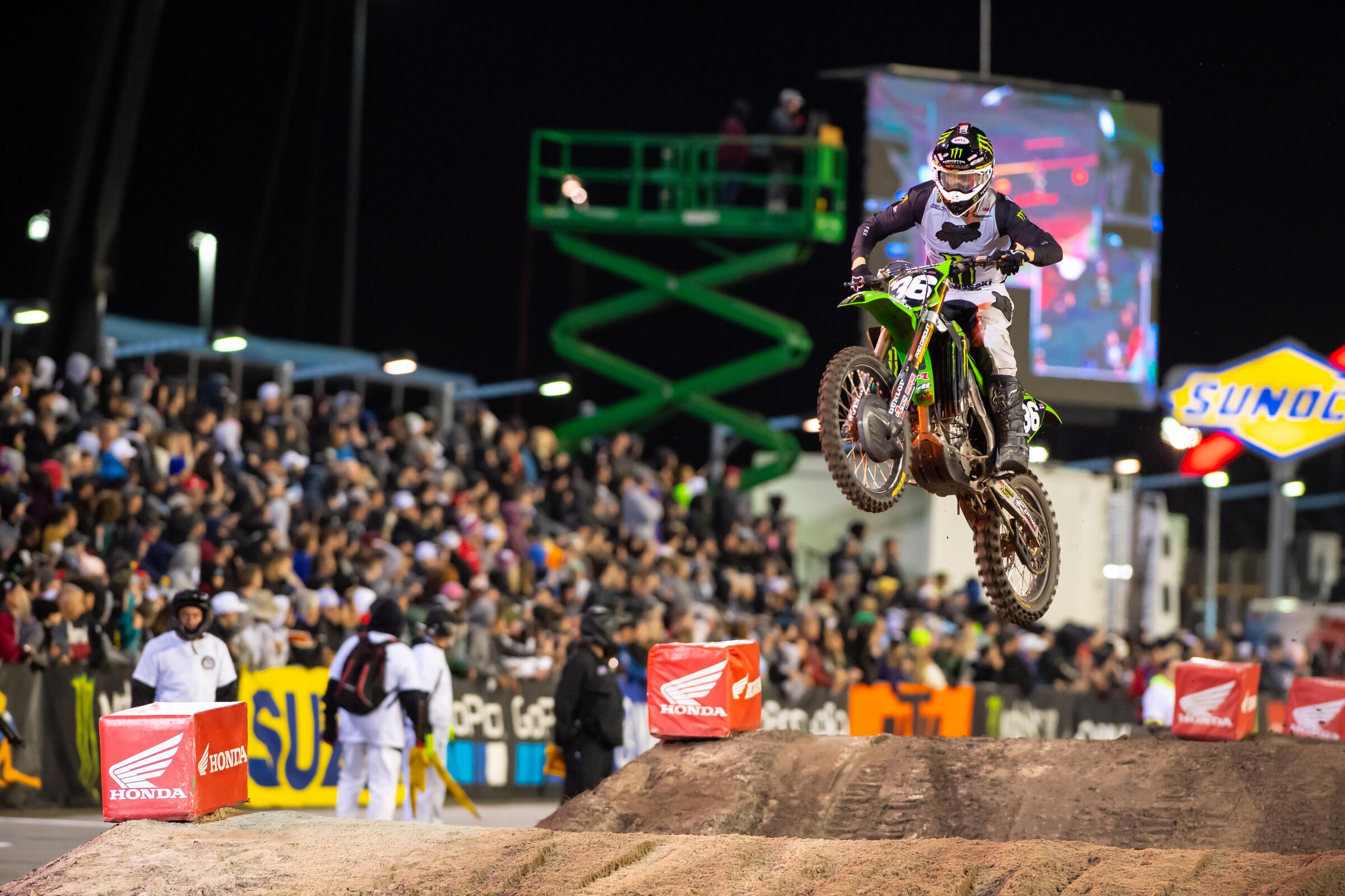 Garrett Marchbanks at the 2020 Daytona Supercross.
