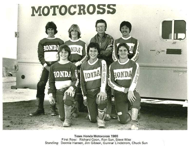 Chuck and Ron Sun were both part of the 1908 Team Honda effort.