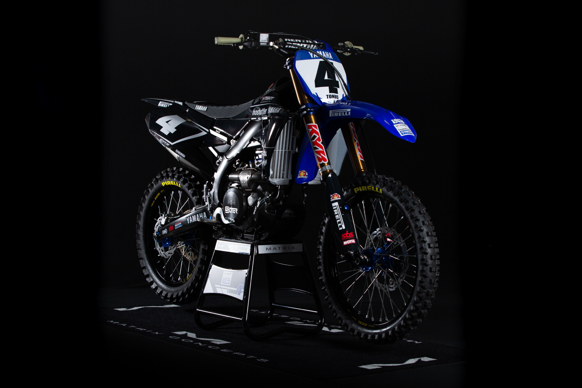Arnaud Tonus' hostettler Yamaha Racing 2021 Yamaha YZ450F.