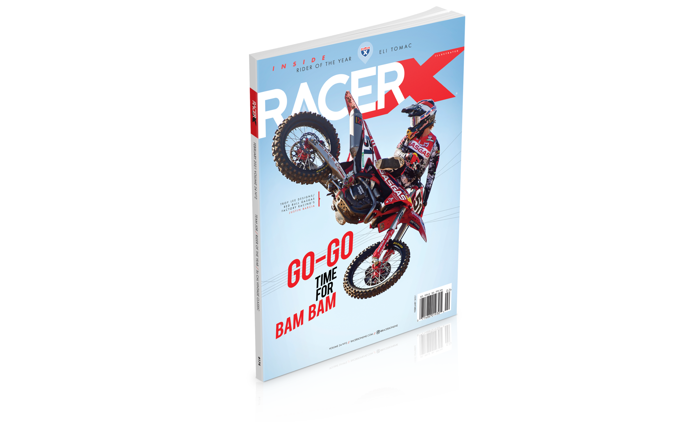 After three years on blue, Justin Barcia hopes to make history as a founding member of Troy Lee Designs/Red Bull GasGas Factory Racing in 2021.