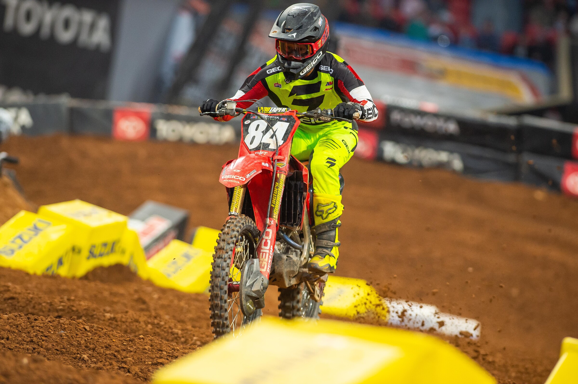 Shimoda at the 2020 Atlanta Supercross.