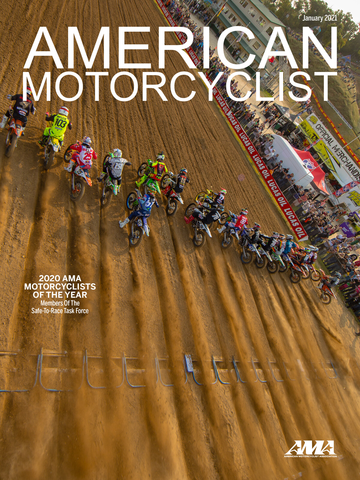 The American Motorcycle Association January 2021 issue.