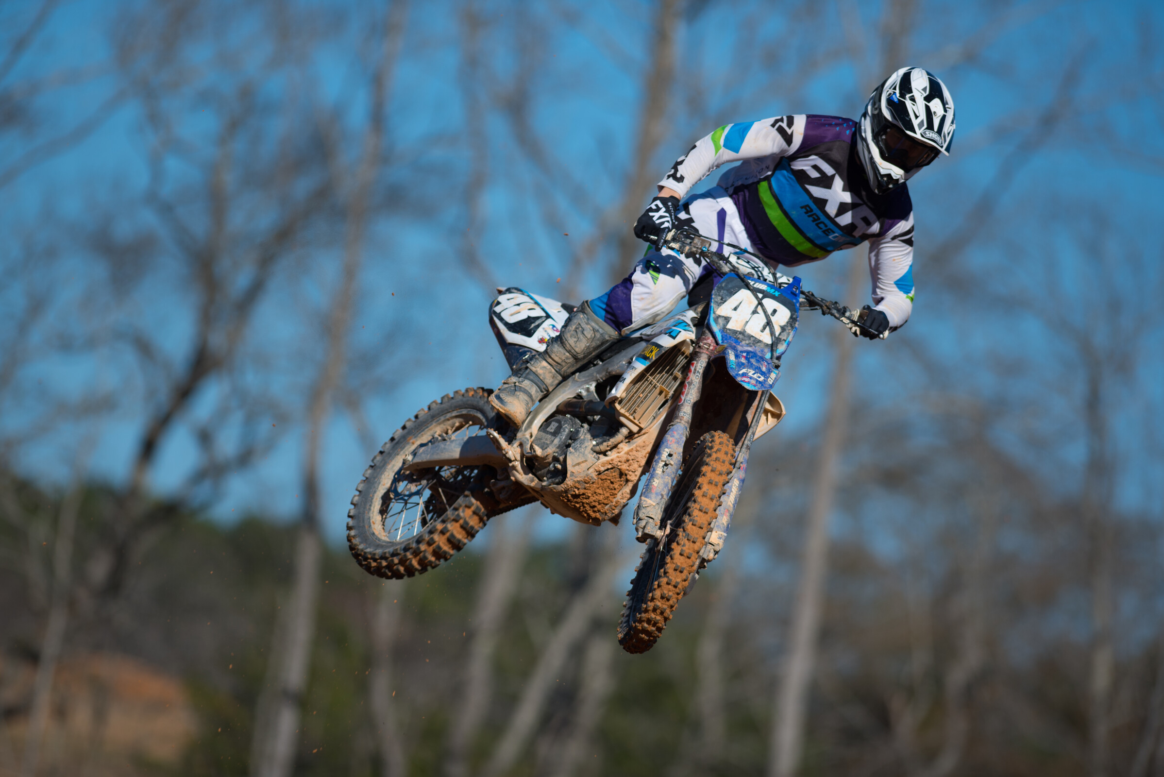 Marchbanks on the ClubMX Yamaha YZ250F.