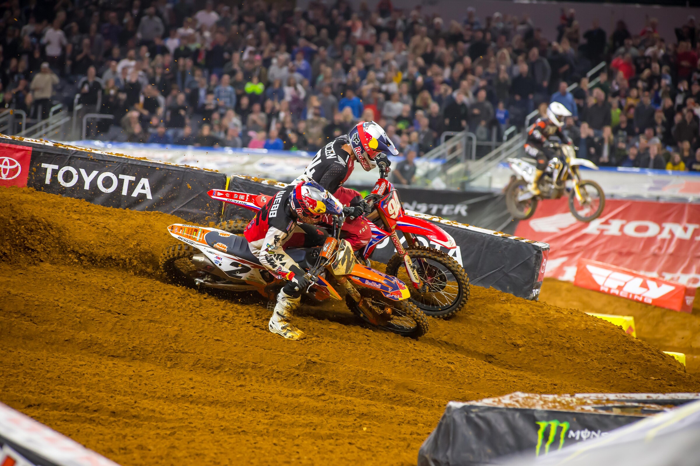 Webb's incredible last-turn pass for the win at the 2019 Arlington Supercross.