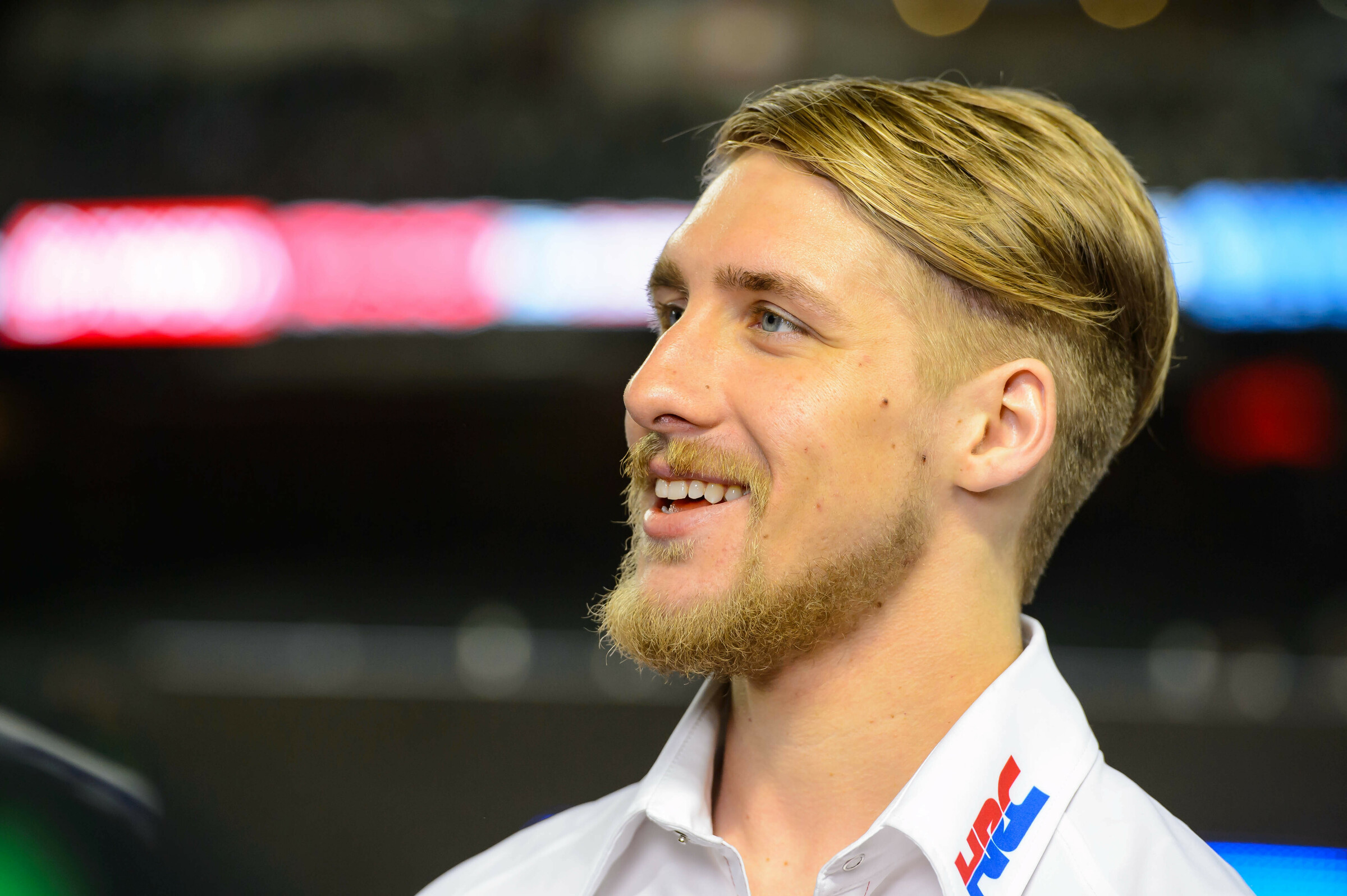 A young, Honda HRC Justin Barcia.