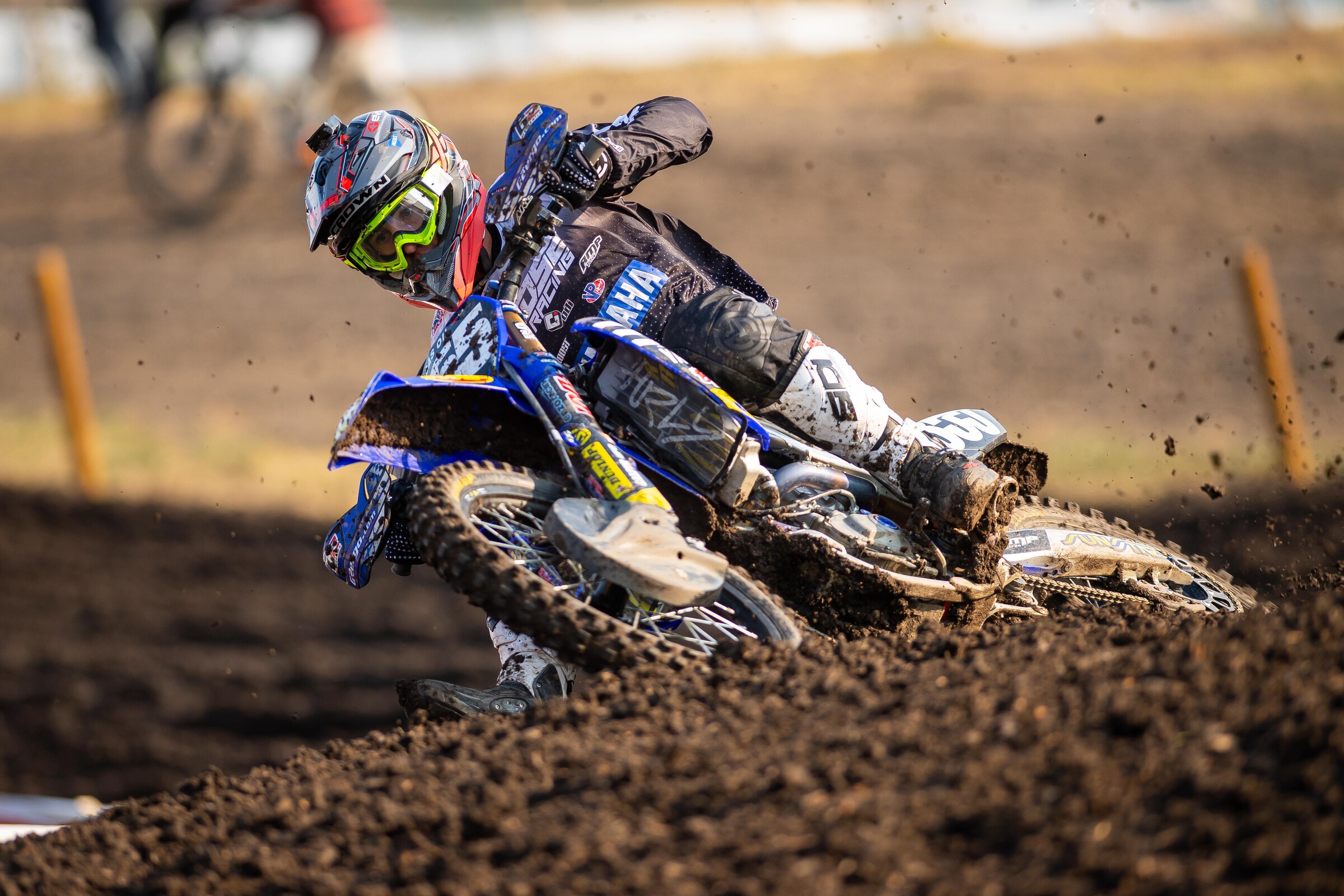 Crown at the 2020 Thunder Valley National, racing for Rock River Yamaha.