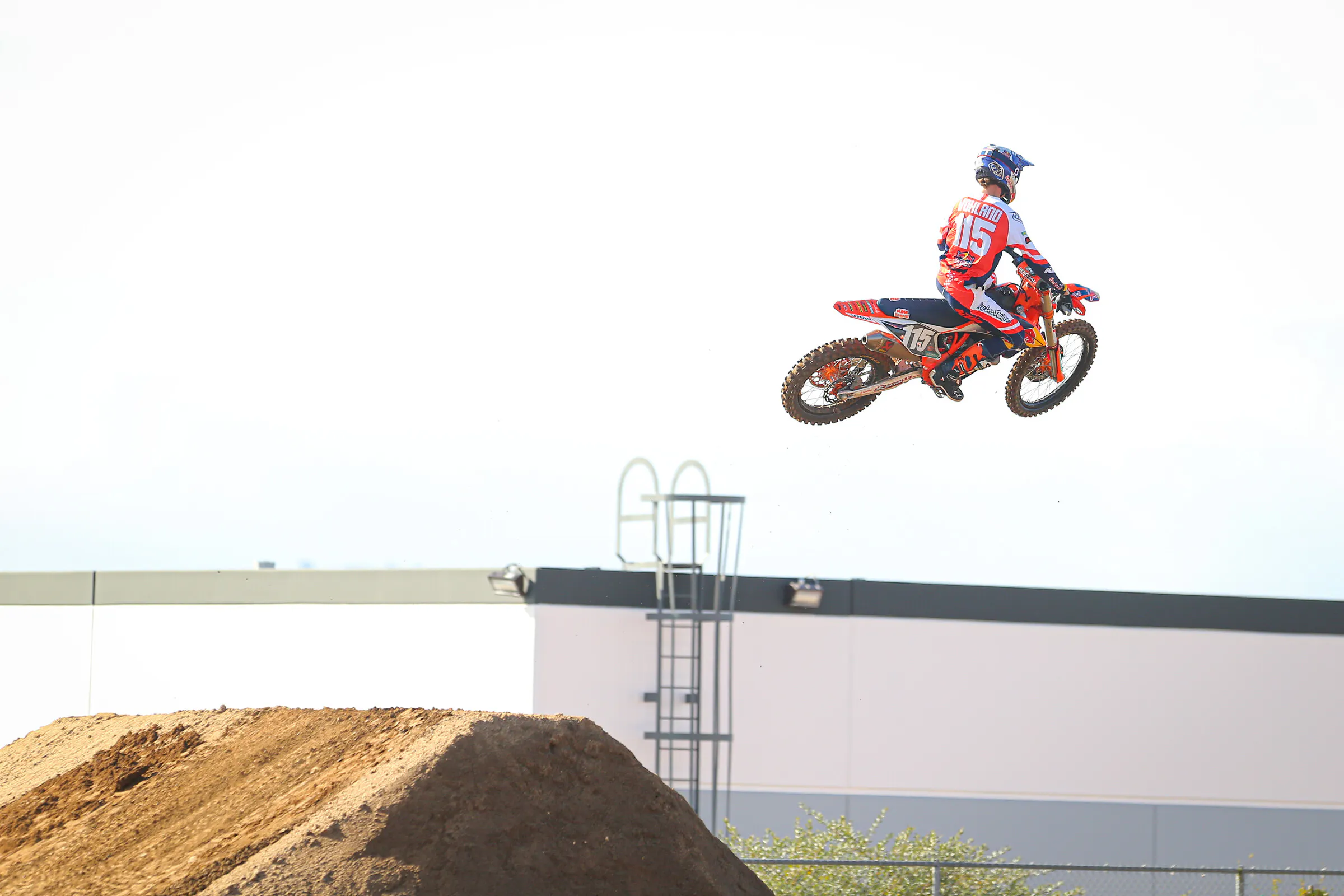 Vohland at the KTM test track.