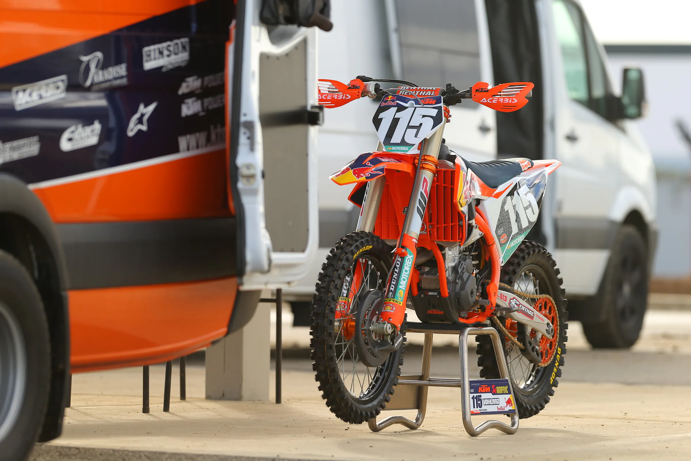 Max Vohland's KTM 250 SX-F.