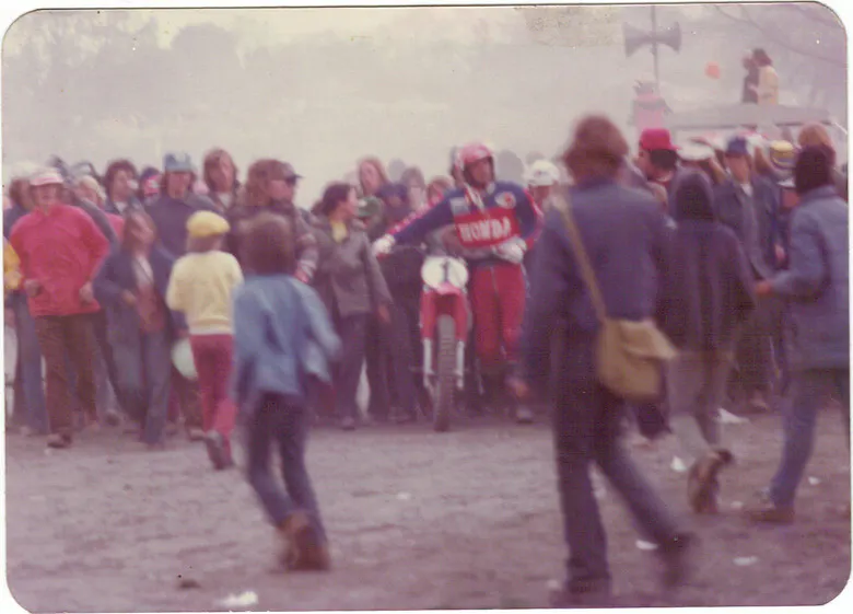 Marty Smith at Hangtown in 1976.