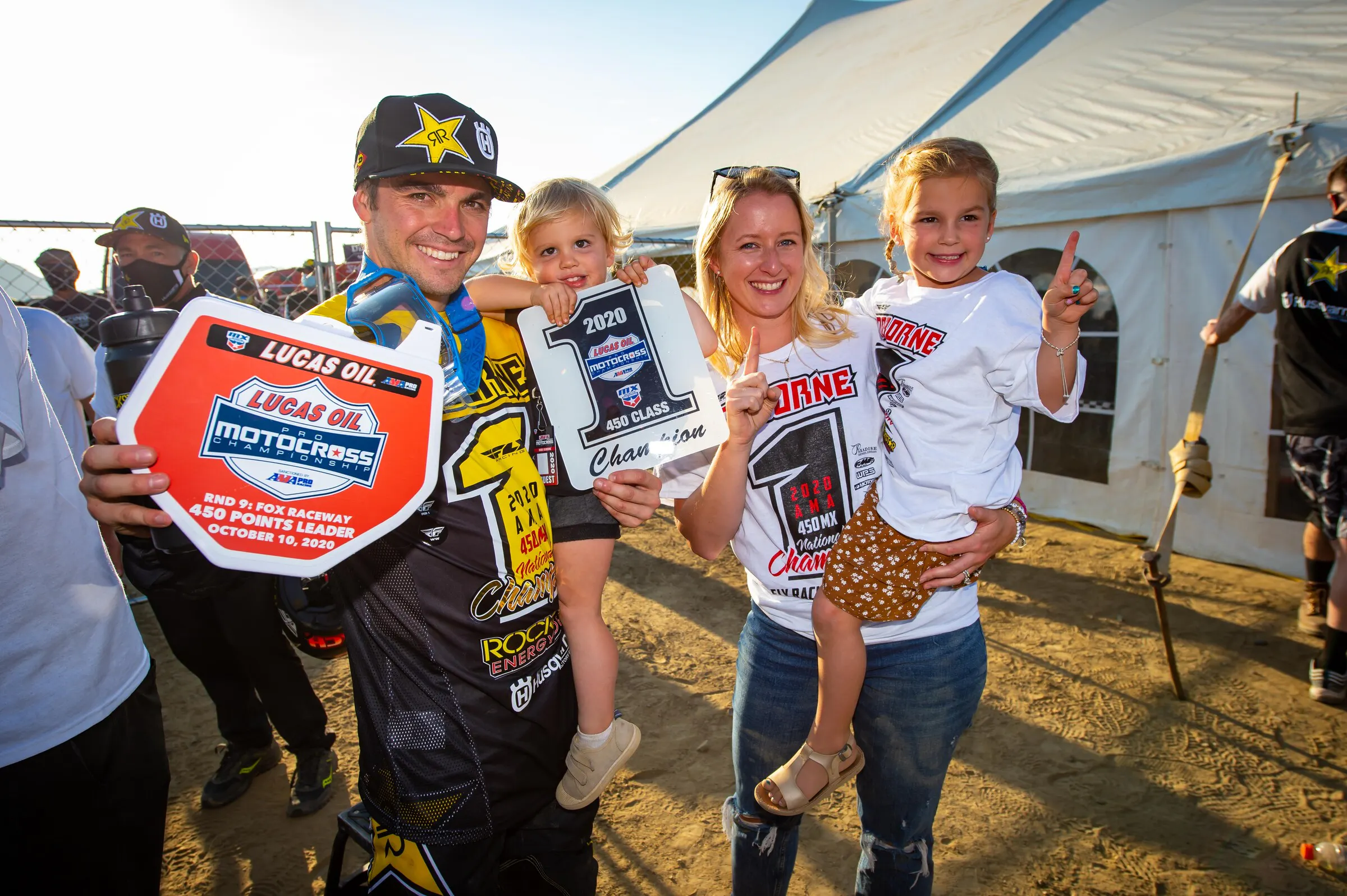 Zach Osborne won the first Husqvarna premier class AMA Motocross title since Kent Howerton won in 1976.