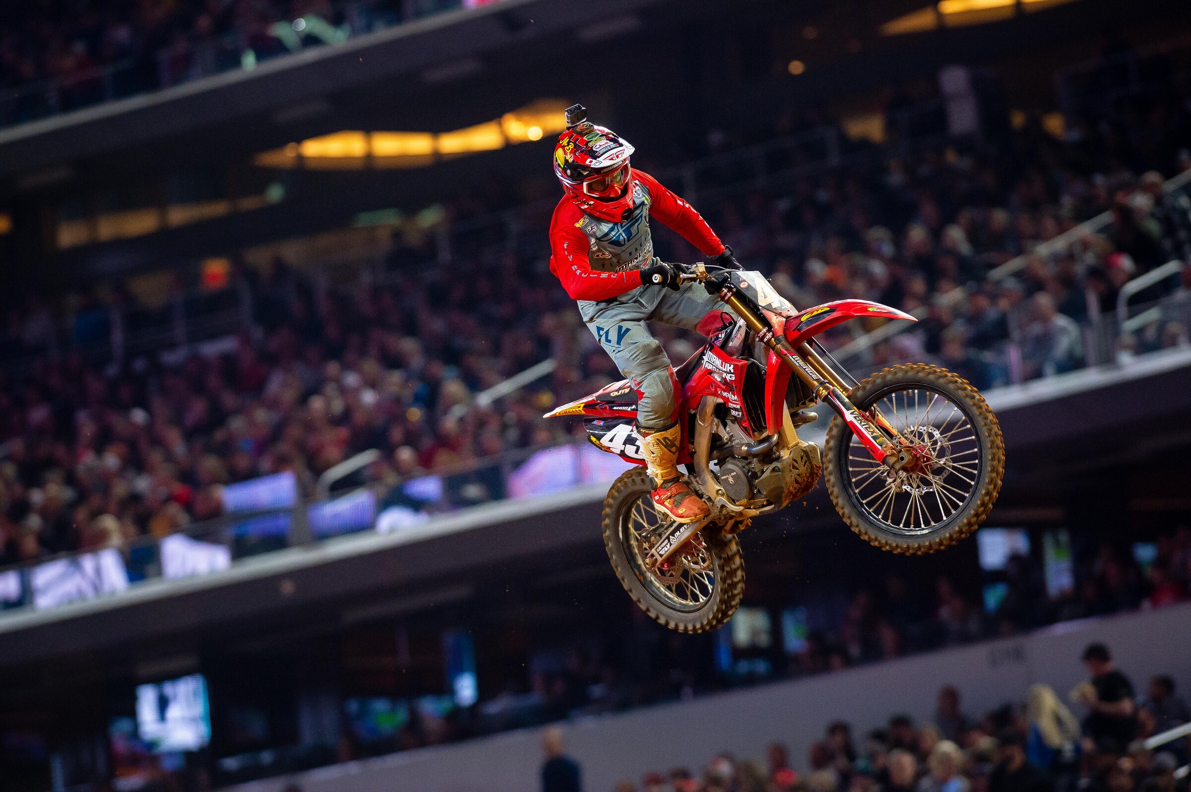 John Short racing the 2020 Arlington Supercross with Team Manluk/K&R Racing.