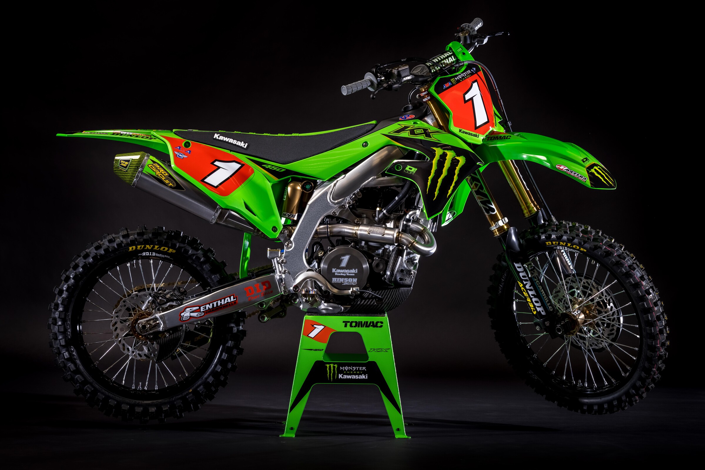 #1 Eli Tomac's Kawasaki KX450