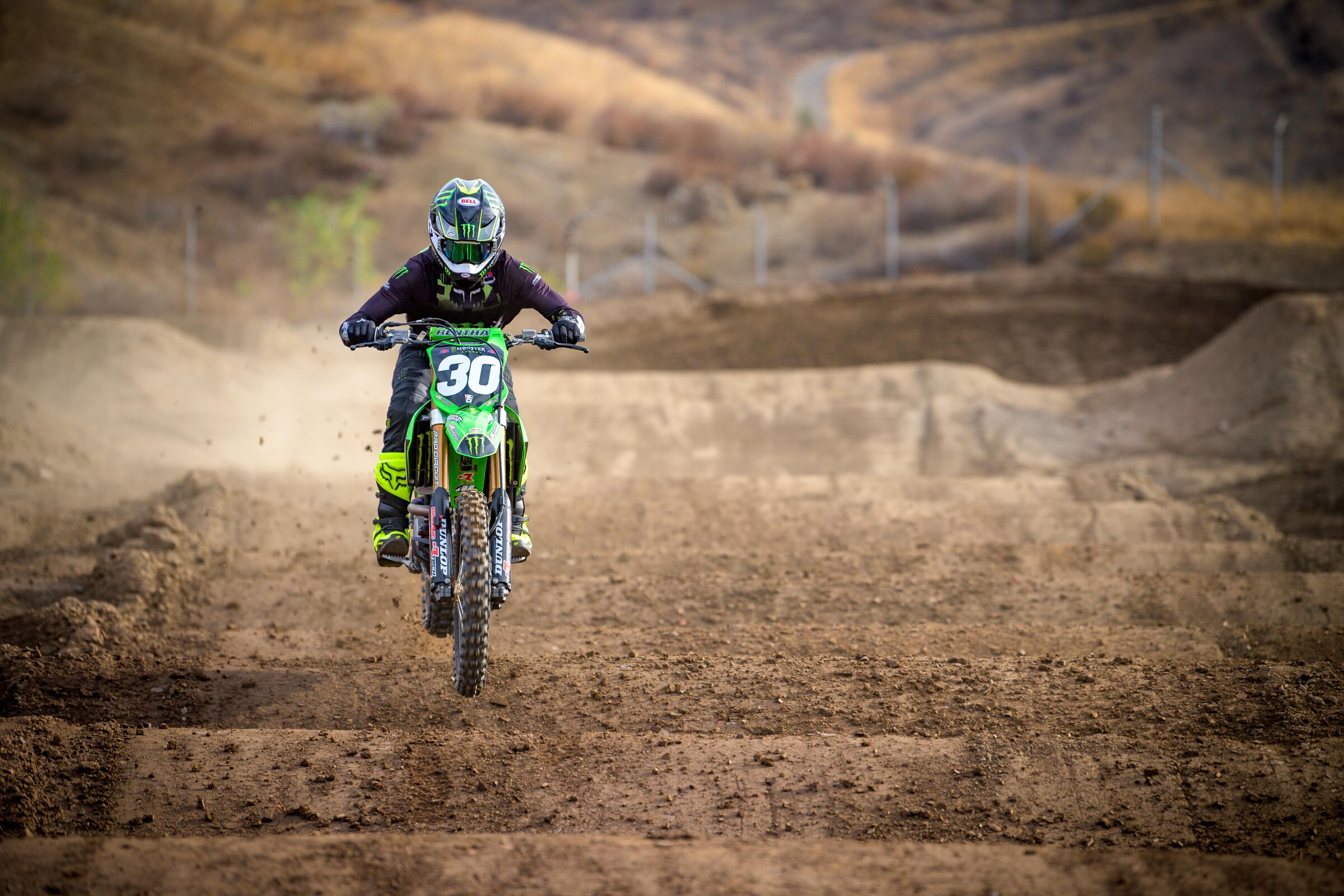 Shimoda on his new ride.