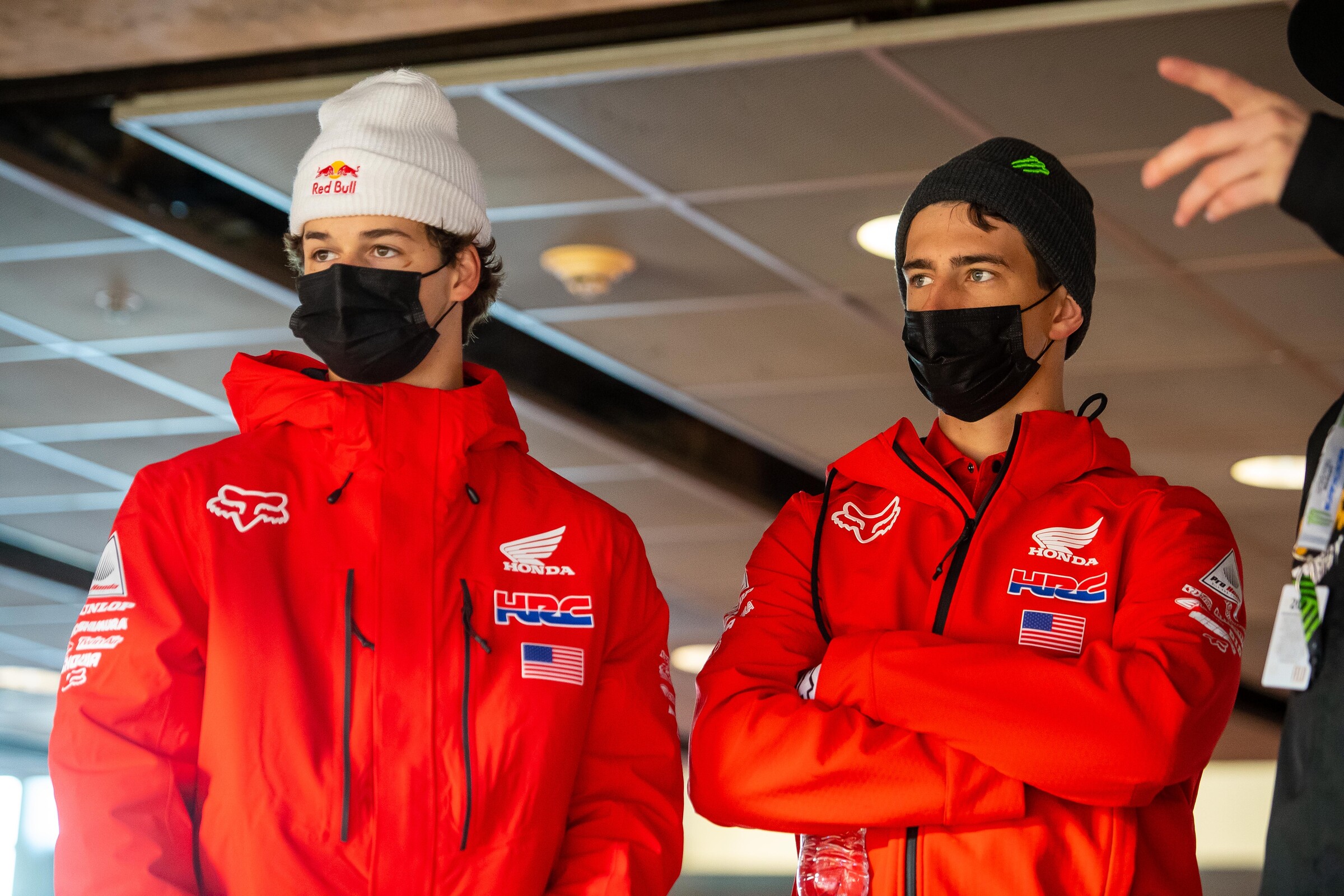 Honda HRC men Jett Lawrence and Chase Sexton.