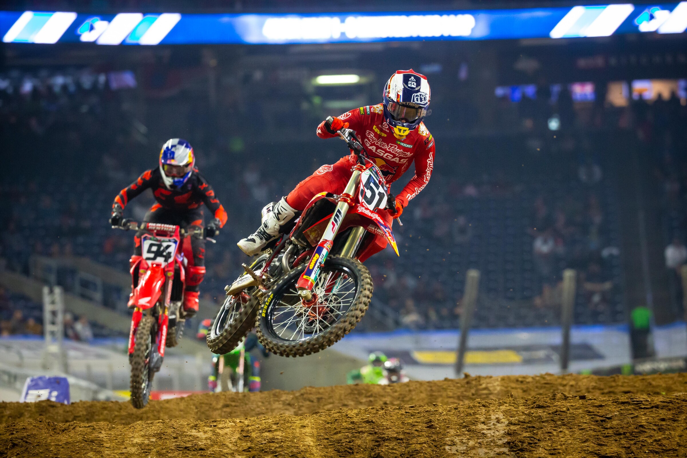 Barcia and Roczen spent the whole night locked in battle.