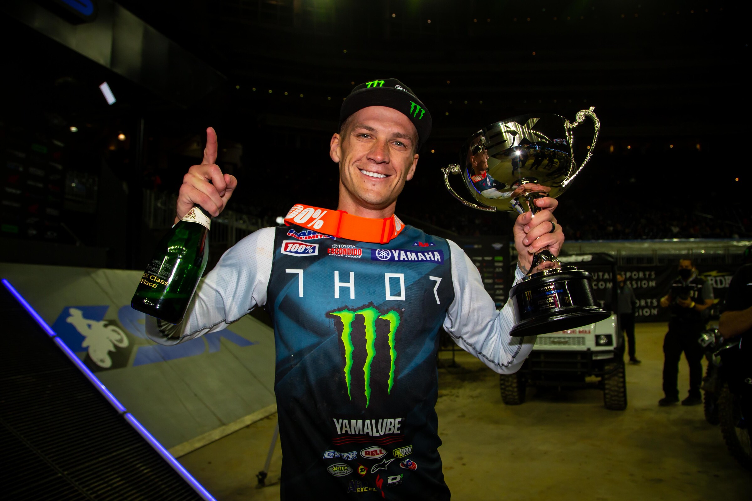 Craig after taking the second 250SX main event win of his career.