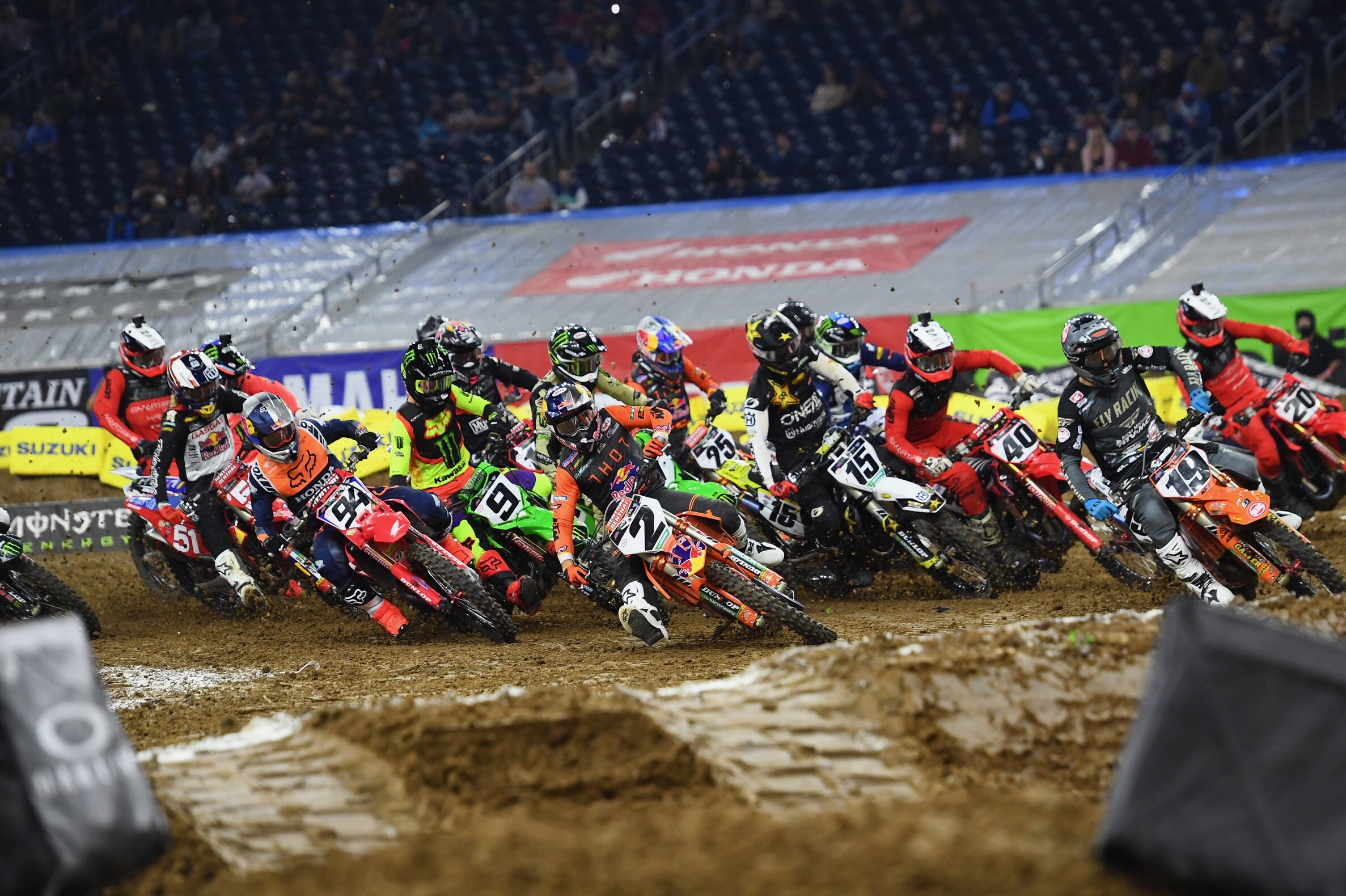 This race was nearly as close at the finish as it was at the start.