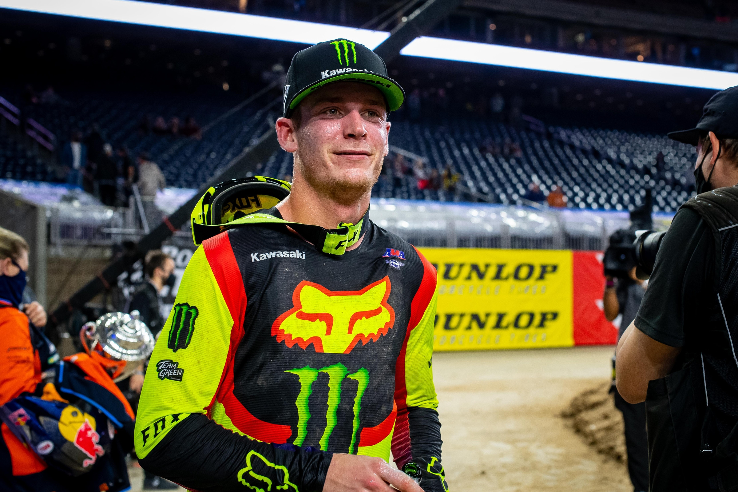 Adam Cianciarulo Discusses 2021 Houston 3 Podium - Supercross - Racer X