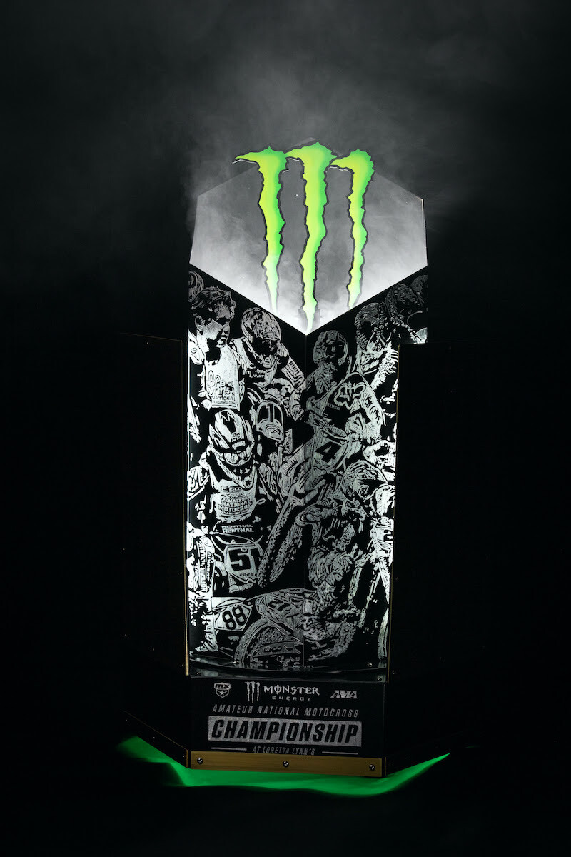 The Monster Energy AMA Amateur National Motocross Championship Trophy