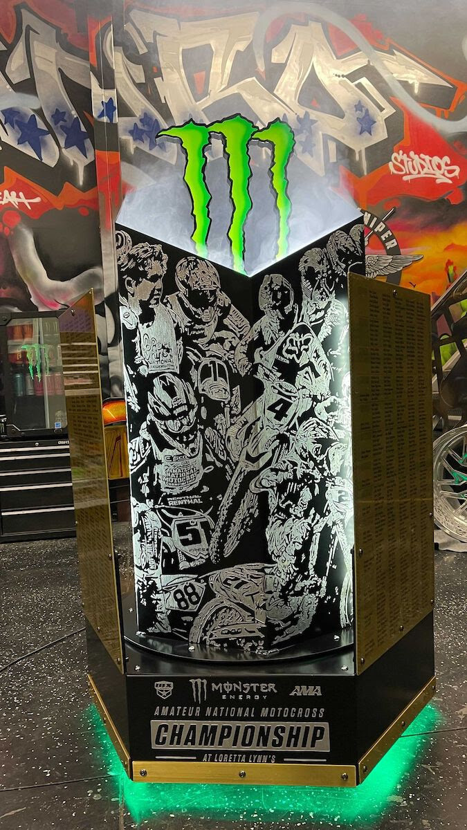 Hank Robinson of Hanro Studios put more than 300 hours into his latest piece of art.