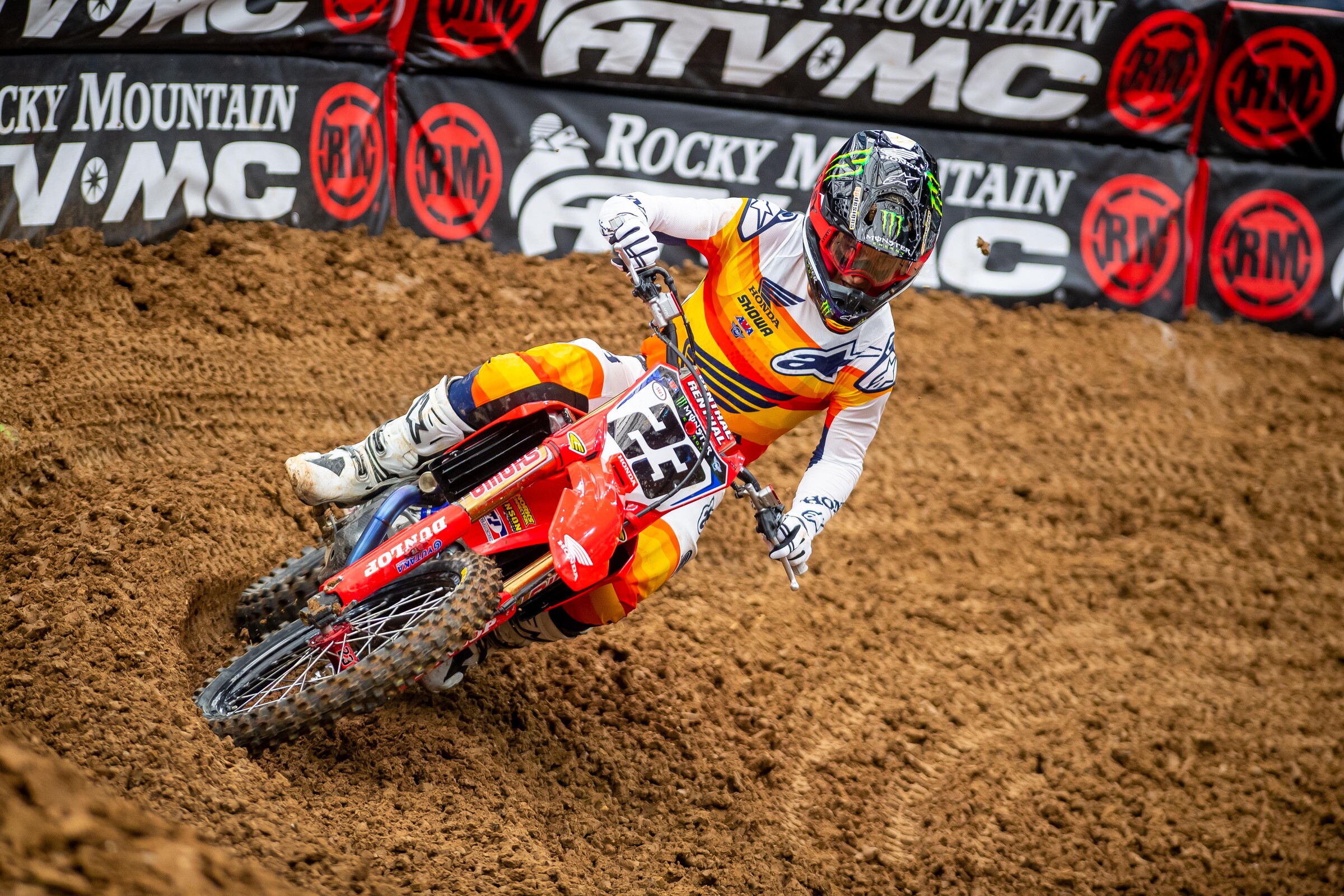Sexton at the Houston 2 supercross.