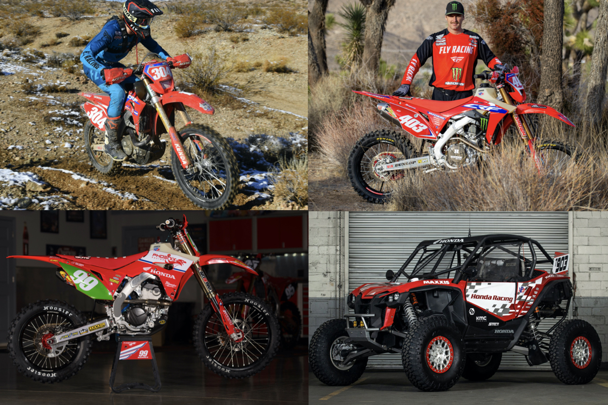 Motocross, Supercross & Motorcycle Road Racing - Honda