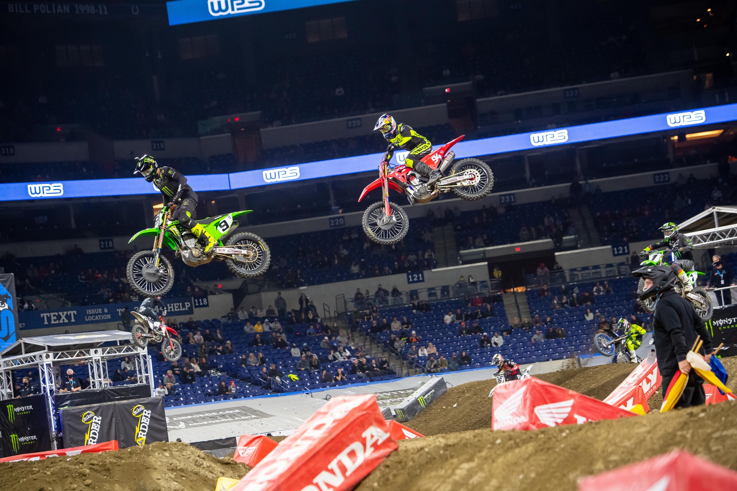 AC and Roczen with Tomac close behind.