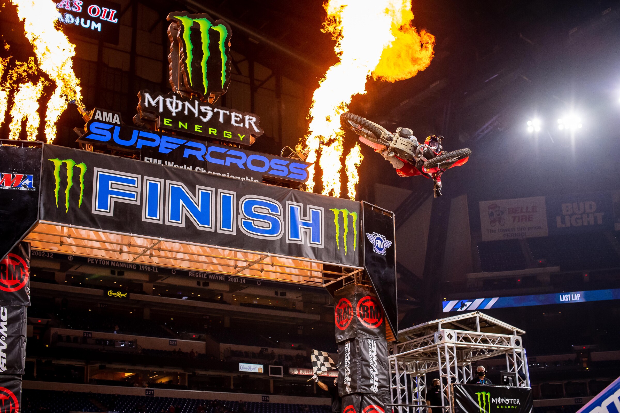 Ken Roczen became the first 450SX rider to two wins in 2021.