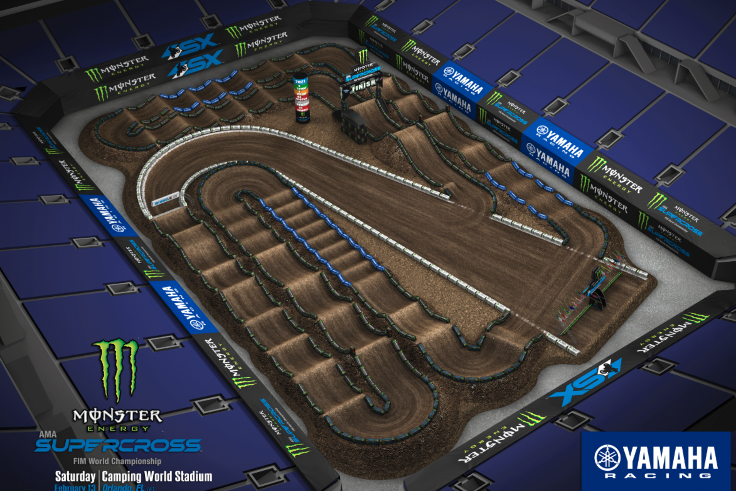 Orlando 1 Animated Track Map
