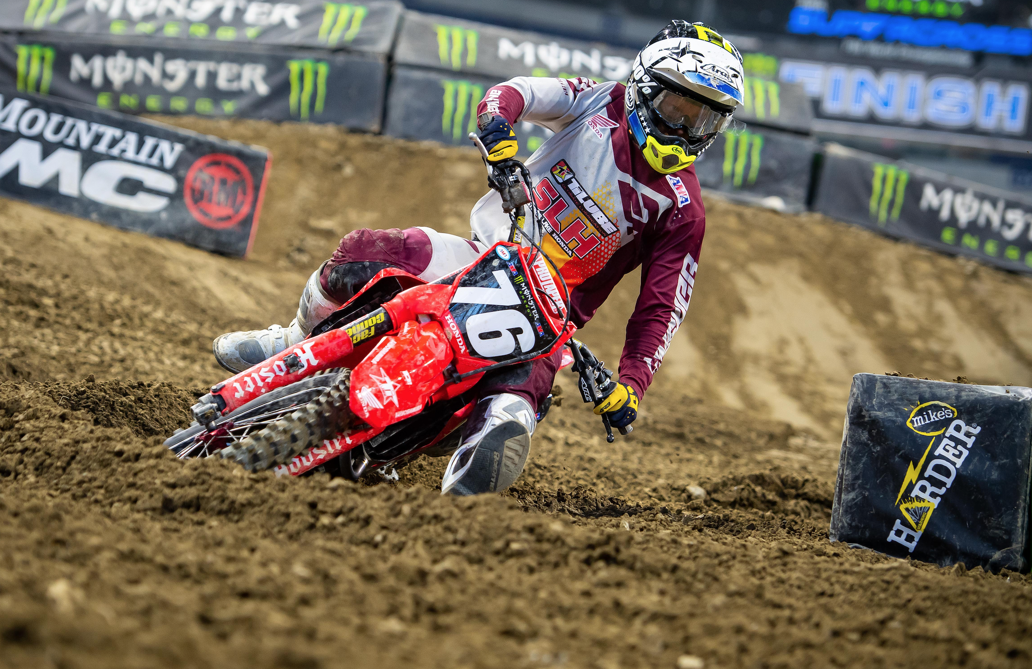 Expect to see Harlan to jump on a 450 for some races during the 250SX West events.